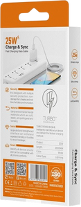 LDNIO LS891 25W Fast Charging Data Cable Type lightning  for sale in Egypt from Games2Egypt