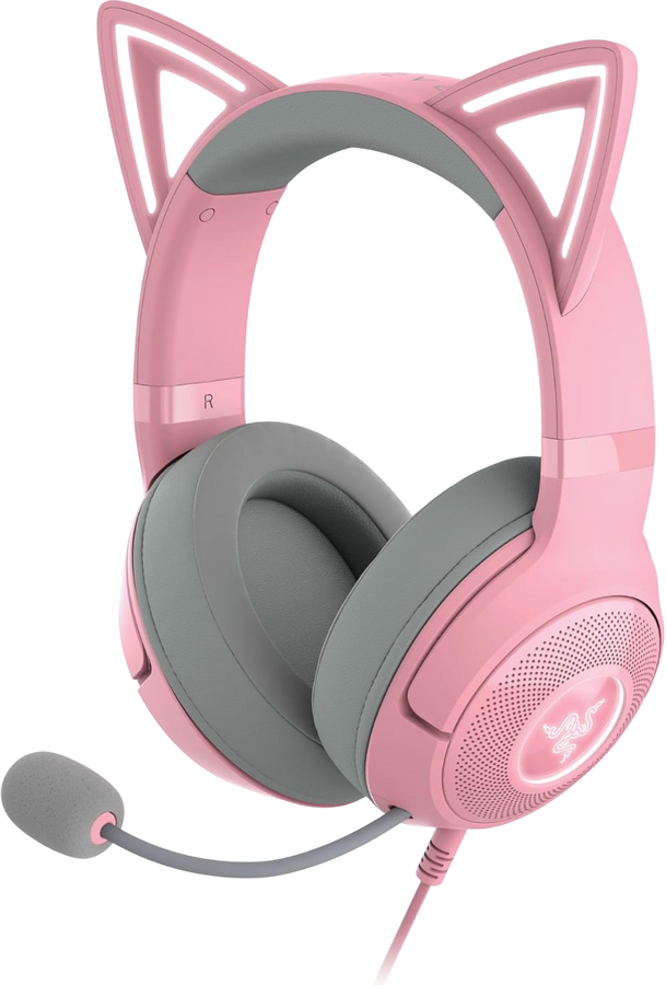 Razer Kraken Kitty V2 Wired RGB Gaming Headset - Quartz Pink  – image 2