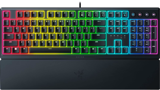 RAZER ORNATA V3  Low Profile Mecha Membrane RGB Keyboard - Clicky -  for sale in Egypt from Games2Egypt