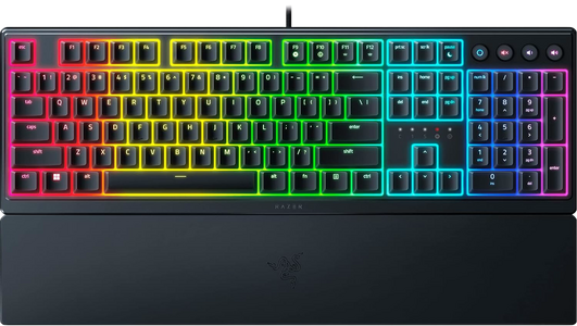 RAZER ORNATA V3  Low Profile Mecha Membrane RGB Keyboard - Clicky