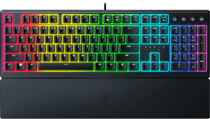 RAZER ORNATA V3 Low Profile Mecha Membrane RGB Keyboard - Clicky