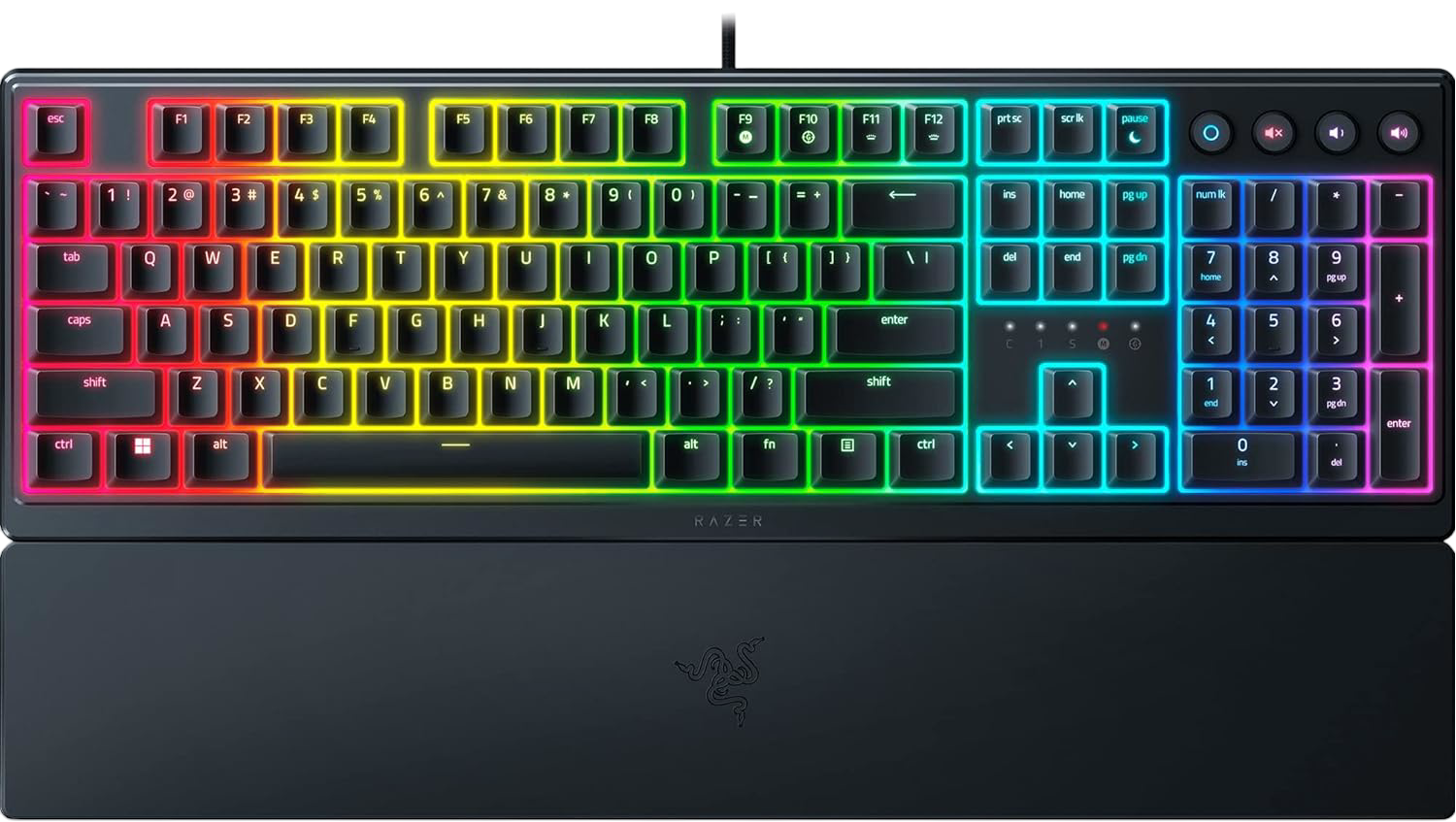 RAZER ORNATA V3  Low Profile Mecha Membrane RGB Keyboard - Clicky