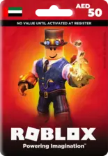 Roblox Card 50 AED Robux Key - UAE -  for sale in Egypt from Games2Egypt