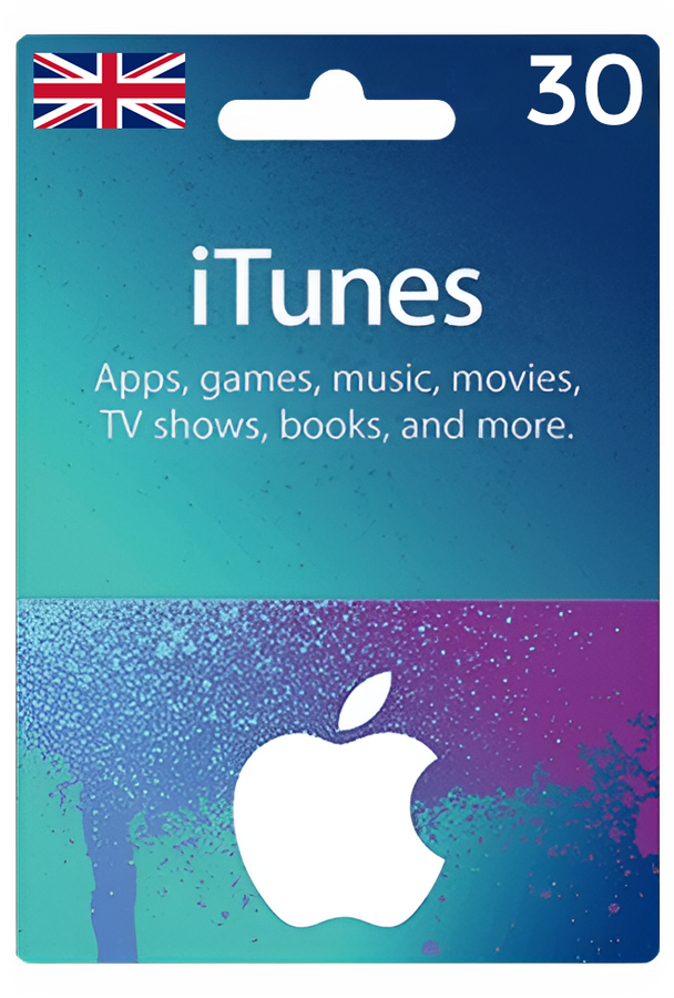 Apple iTunes Gift Card United Kingdom 30 GBP UK iTunes