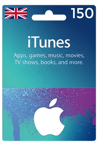 Apple iTunes Gift Card United Kingdom 150 GBP UK iTunes -  for sale in Egypt from Games2Egypt