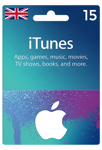 Apple iTunes Gift Card United Kingdom 15 GBP UK iTunes -  for sale in Egypt from Games2Egypt