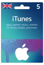 Apple iTunes Gift Card United Kingdom 5 GBP UK iTunes -  for sale in Egypt from Games2Egypt