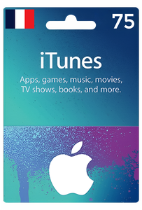 Apple iTunes Gift Card 75 Euro France -  for sale in Egypt from Games2Egypt
