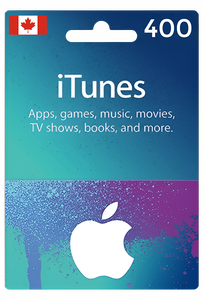 Apple iTunes Gift Card 400 Canada -  for sale in Egypt from Games2Egypt
