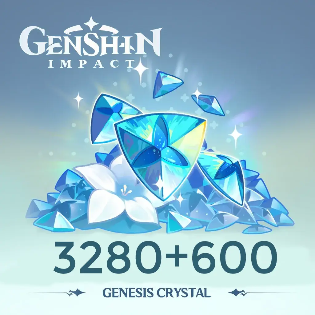 Genshin Impact Card 3280 + 600 Genesis Crystals  for sale in Egypt from Games2Egypt