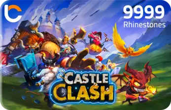 Castle Clash - 9999 Rhinestones -  for sale in Egypt from Games2Egypt