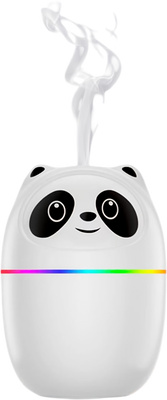 Cute Panda Humidifier and Diffuser Rgb 220ml Panda- White