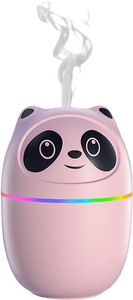 Cute Panda Humidifier and Diffuser Rgb 220ml - Pink -  for sale in Egypt from Games2Egypt