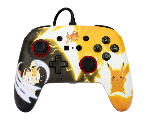 PowerA Wired Controller Pokemon Pikachu vs. Meowth - Nintendo Switch