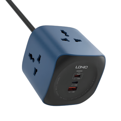 LDNIO SC3319 Plug Socket Power Strip 6 in 1 With 3 Outlets 3 Ports