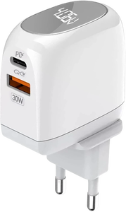 LDNIO A2522C Super Fast Charger 30W With 2 Ports PD+QC3.0 -  for sale in Egypt from Games2Egypt