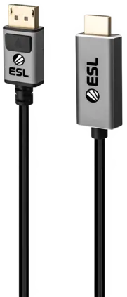 ESL DP TO HDMI Gaming Cable - 2M
