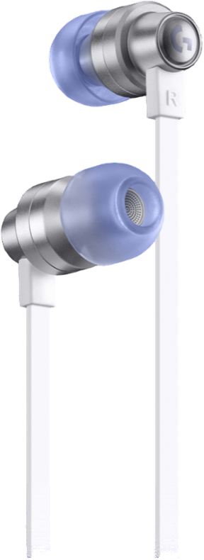Logitech G333 Gaming Earphones with Mic and Dual Drivers - White