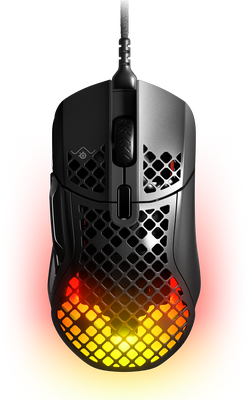 SteelSeries AEROX 5 Super-fast RGB Ultra-lightweight Wired Gaming Mouse