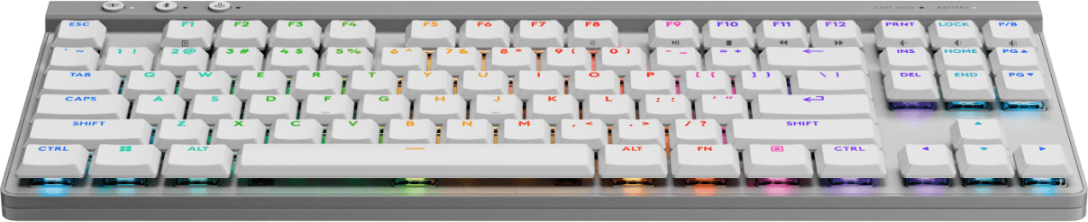 كيبورد ألعاب لاسلكي G515 لايت سبيد TKL تاكتايل من لوجيتك - أبيض  للبيع في مصر من خلال Games2Egypt