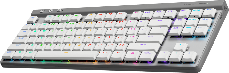 كيبورد ألعاب لاسلكي G515 لايت سبيد TKL تاكتايل من لوجيتك - أبيض  للبيع في مصر من خلال Games2Egypt