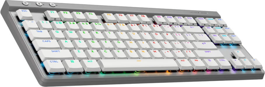 كيبورد ألعاب لاسلكي G515 لايت سبيد TKL تاكتايل من لوجيتك - أبيض  للبيع في مصر من خلال Games2Egypt