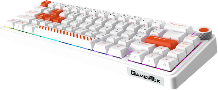 GamerTek Fusion 65% Wireless Mechanical Keyboard - White  for sale in Egypt from Games2Egypt