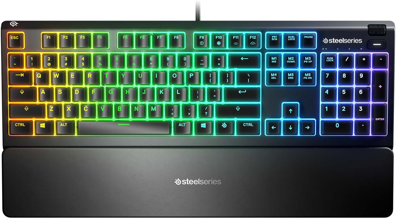 SteelSeries Apex 3 Wired RGB Gaming Keyboard - Black – image 2