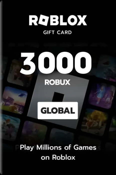 Roblox Card 3000 Robux Key Global  for sale in Egypt from Games2Egypt