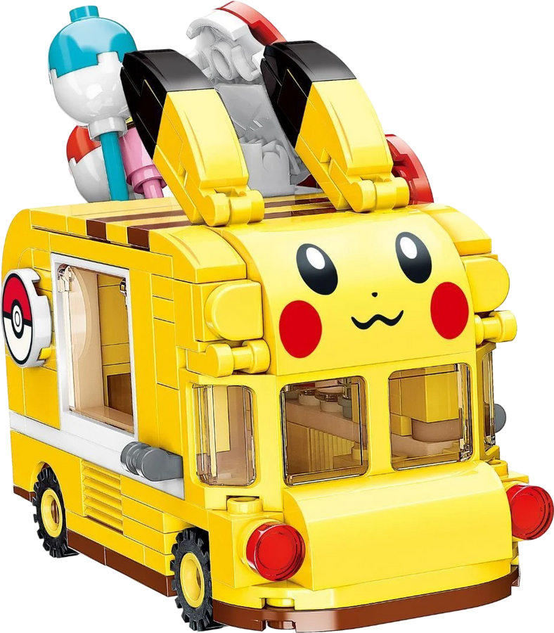 Keeppley Games: Nintendo - Pokemon - Pikachu Poke Ball Car