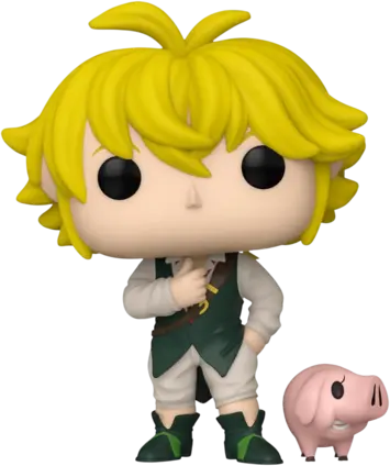 Funko Pop! Anime: The Seven Deadly Sins - Meliodas with Hawk