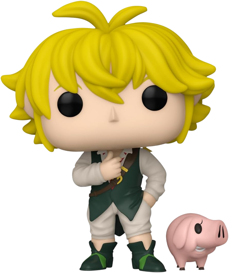 Funko Pop! Anime: The Seven Deadly Sins - Meliodas with Hawk