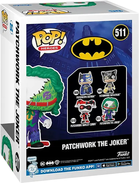 Funko Pop! Super Heroes: DC - Patchwork The Joker   for sale in Egypt from Games2Egypt