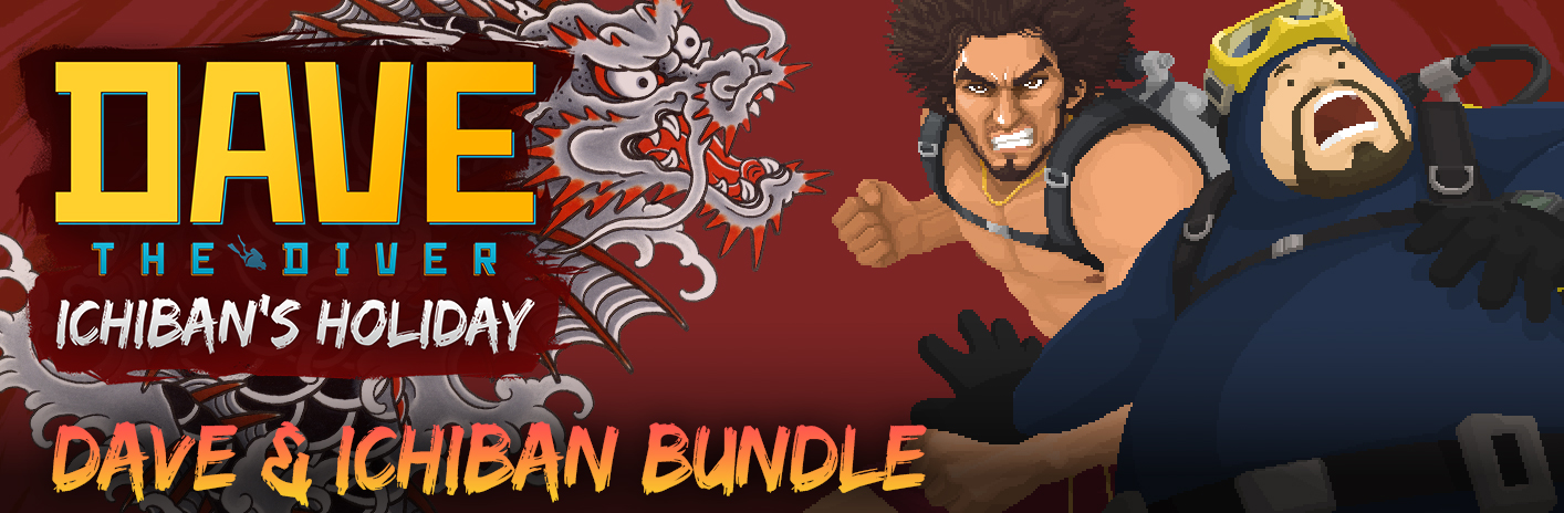 Dave the Diver: Ichiban’s Holiday DAVE & ICHIBAN BUNDLE  للبيع في مصر من خلال Games2Egypt