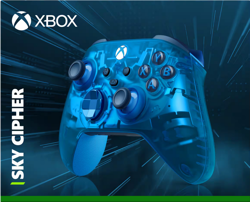 وحدة تحكم Xbox اللاسلكية – Sky Cipher إصدار خاص - مستعمل   للبيع في مصر من خلال Games2Egypt
