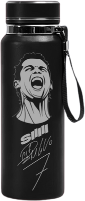 Cristiano Ronaldo Infuser Bottle - Black
