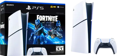 Sony PlayStation 5 Slim Console with Fortnite (Digital Edition) - 1TB - 1Y Warranty -  for sale in Egypt from Games2Egypt