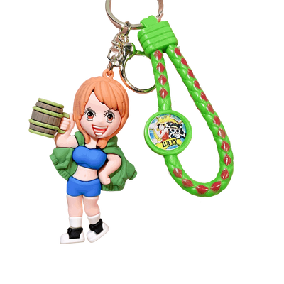 One Piece Luffy Nami - Keychain Medal