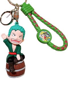 One Piece Luffy Roronoa Zoro - Keychain Medal	