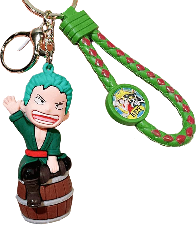 One Piece Luffy Roronoa Zoro - Keychain Medal	