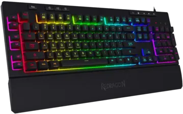 Redragon K512 SHIVA RGB Membrane Gaming Keyboard with Multimedia Keys - Open Sealed	 -  for sale in Egypt from Games2Egypt