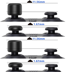 8 in 1 Silicone Thumb Stick Grips Controller Analog Cap - Black  for sale in Egypt from Games2Egypt