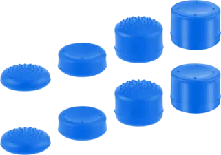 8 in 1 Silicone Thumb Stick Grips Controller Analog Cap - Blue