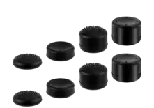 8 in 1 Silicone Thumb Stick Grips Controller Analog Cap - Black