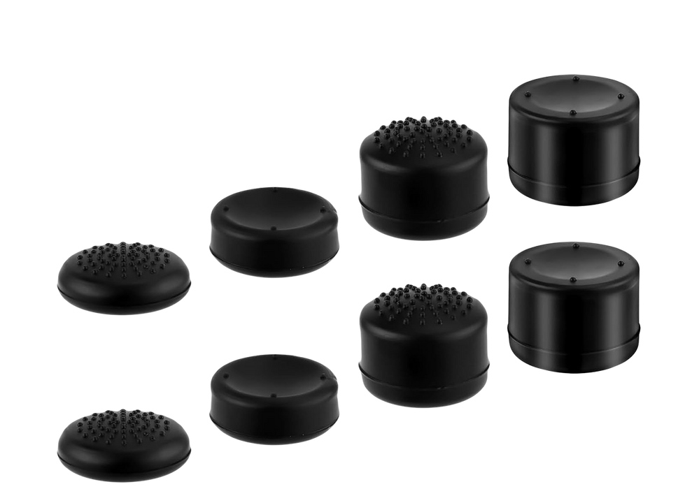 8 in 1 Silicone Thumb Stick Grips Controller Analog Cap - Black  for sale in Egypt from Games2Egypt