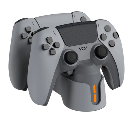 DOBE Dual Charging Stand LED For PS5 Controllers - Gray