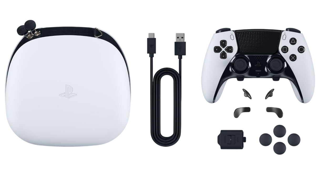 PS5 DualSense Edge Wireless Controller with a Case of Accessories  for sale in Egypt from Games2Egypt