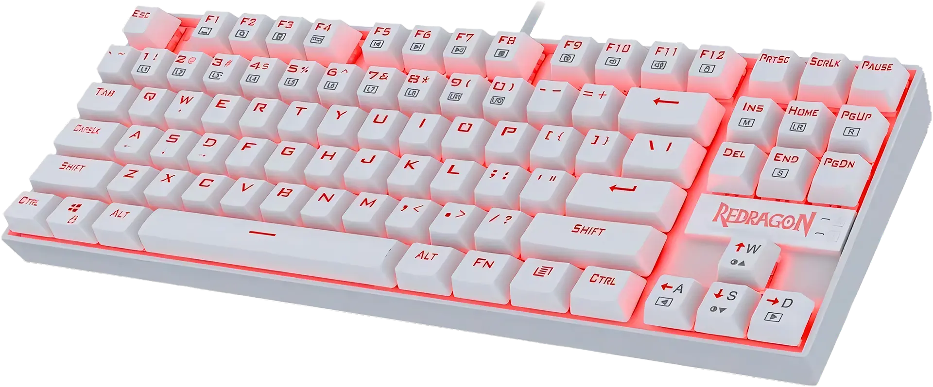Redragon K552 Mechanical Gaming Keyboard with Cherry MX Red Switch - White - Open Sealed  for sale in Egypt from Games2Egypt