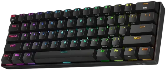 REDRAGON K530 Draconic Pro RGB 60% Gaming Wireless Mechanical Keyboard - Black - Open Sealed