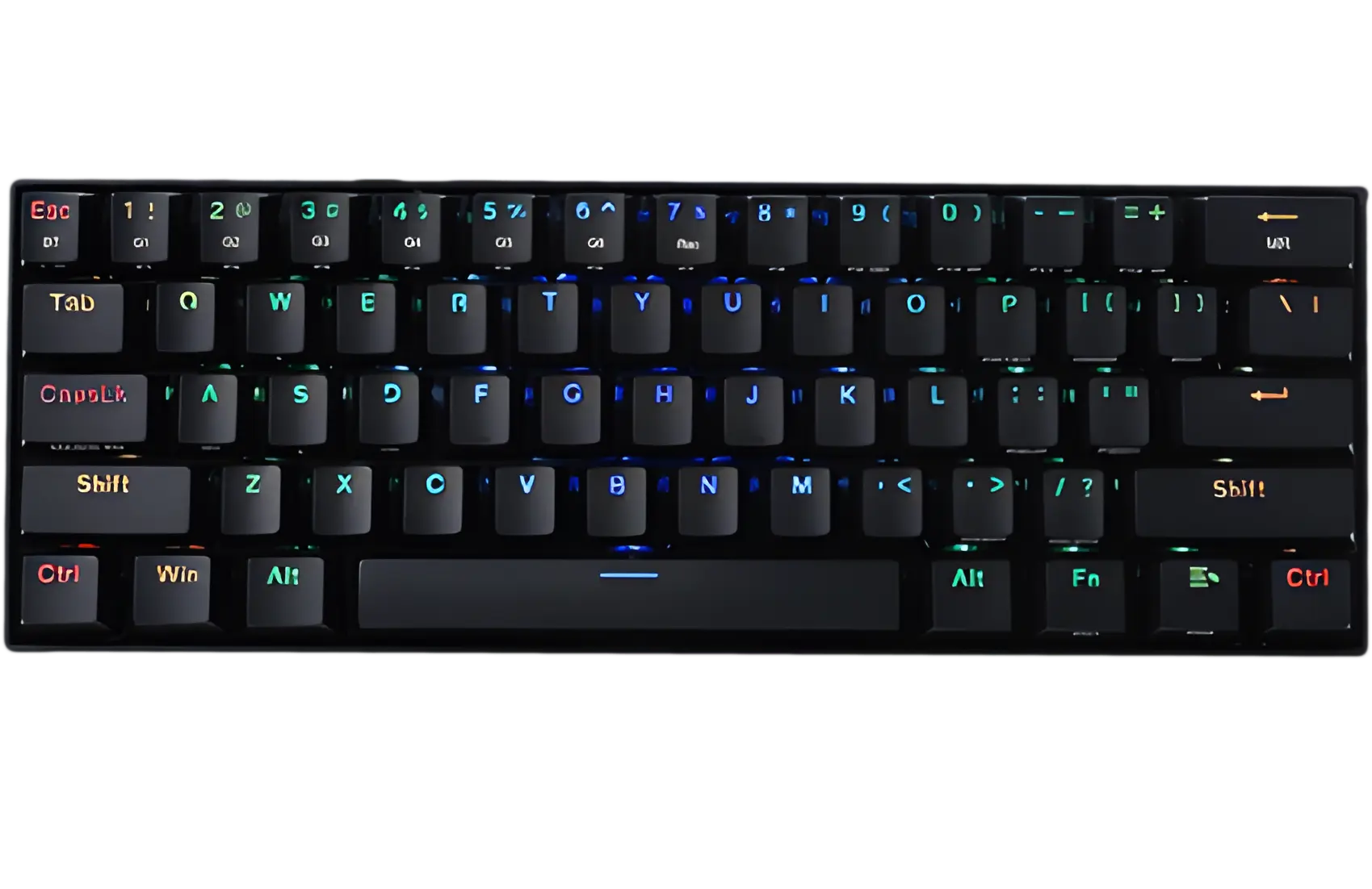 REDRAGON K530 Draconic Pro RGB 60% Gaming Wireless Mechanical Keyboard - Black - Open Sealed  for sale in Egypt from Games2Egypt